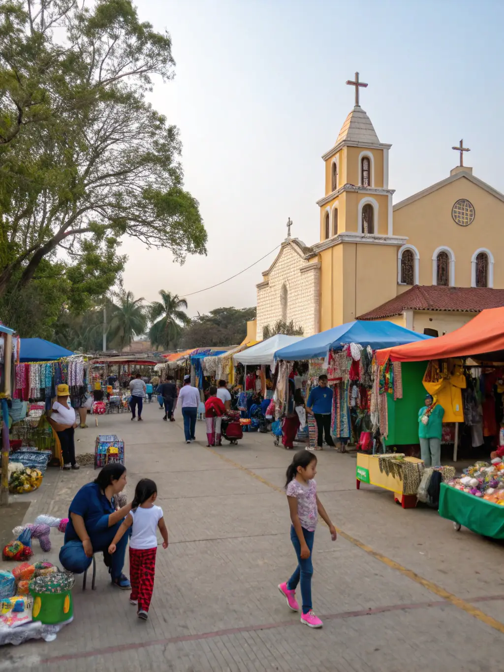 A photograph of a community event held at the church, showcasing the association's efforts to engage the local community in preservation activities.